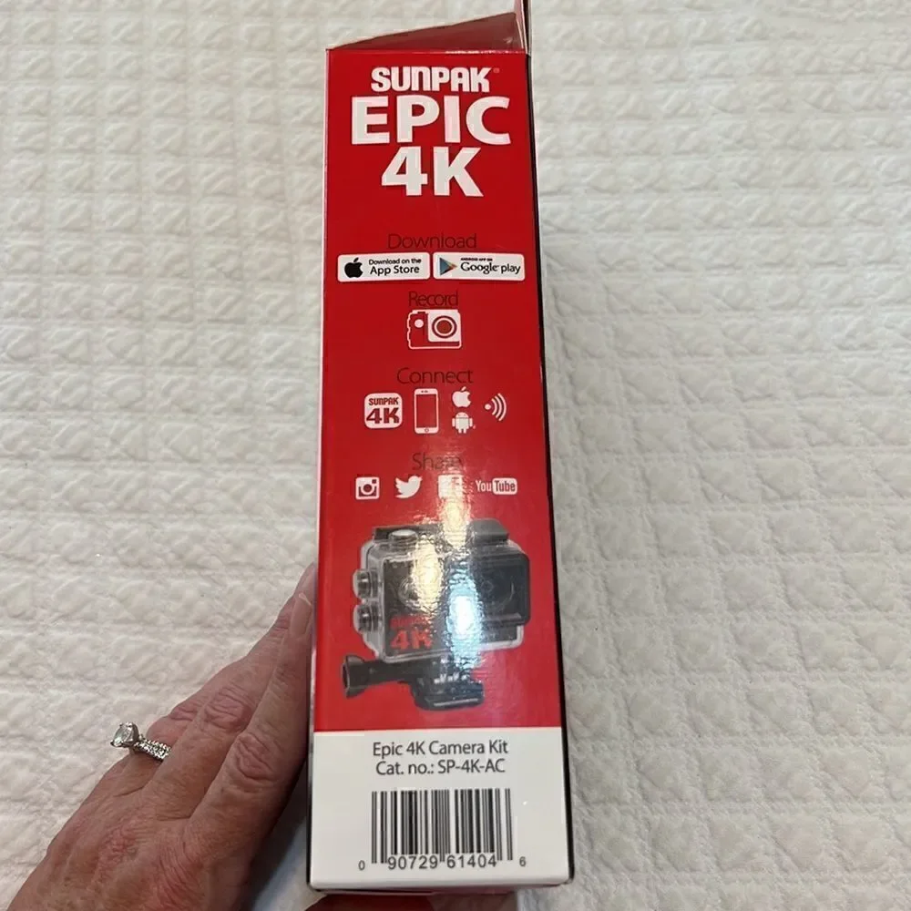 Sunpak Epic 4K HD Wi-Fi Waterproof Action Camera - NIB